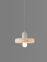 Lustre de luxe léger en marbre pour restaurant, chevet, bar, comptoir, suspension design, luminaires de Guangdong Zhongshan