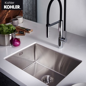 304 Stainless Steel Single Large Handmade Undercounter Basin for Household Kitchen Thickened <b>Vegetable</b> Washing 97830 - Product Image 2