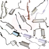 Silenciador de Escape de Acero Inoxidable YueYang para Accord, Civic, City, Insight, CR-V, HR-V, Odyssey, NSX, Pilot, Jazz, 1.5 mm de Grosor, Liso