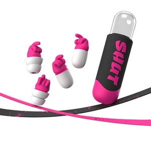 ที่อุดหูแบบโฟมนุ่มส่วนบุคคลสำหรับการป้องกันการได้ยินนิ้วกลางการนอนหลับพร้อมคุณสมบัติด้านความปลอดภัยในการลดเสียงรบกวน - Product Image 1