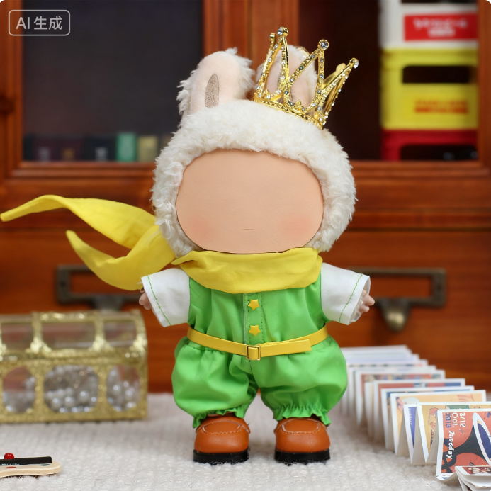 Conjunto de cuatro piezas Príncipe de cuento de hadas