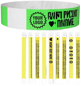 Bracelets Tyvek personnalisés imprimés, résistants aux déchirures, imperméables, en papier, pour événements, fêtes, promotion - Product Image 2