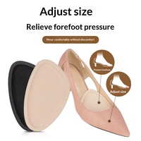 Coussinets de talon haut pour femmes, coussinets pour l'avant-pied, chaussures de sport antidérapantes, respirantes, absorbant la transpiration, en éponge, lavables, réutilisables DAMEI DM-003