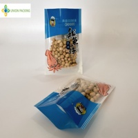 Sacs rétractables en plastique PE recyclables, imprimés sur mesure et gaufrés, avec fermeture éclair pour les collations, les chocolats, le café