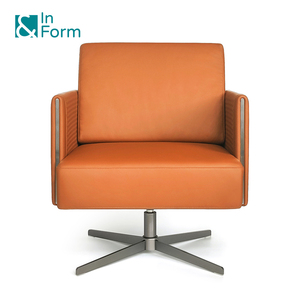 Ghế Sofa đơn da thật cao cấp thiết kế Ý, dành cho phòng giám đốc, CEO, quản lý VIP, phòng chờ văn phòng. - Product Image 2
