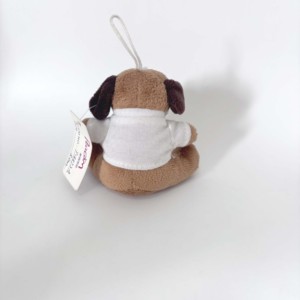Fabricante OEM ODM de Juguetes de Peluche Personalizados de Perros Adorables para Regalos de Recuerdo, Mini Llaveros de Peluche de Perro <span class=keywords><strong>Sharpei</strong></span> - Product Image 5