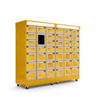 Casillero de Venta Inteligente Linqu, Autoservicio sin Personal, Código QR, Tarjeta RFID, Cerradura Electrónica, Acero Resistente a la Oxidación, Personalizable OEM/ODM