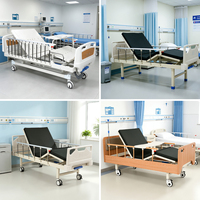 Lit médical ergonomique avec réglage séparé du dossier et des pieds pour les soins médicaux à domicile