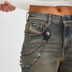 Nightclub Accessories Heavy Industry Punk Dance Dice Rivet Stitching Key Wallet Clasp <strong>Jeans</strong> Pants <strong>Chain</strong> Punk Style Pants <strong>Chain</strong> - Product Image 2