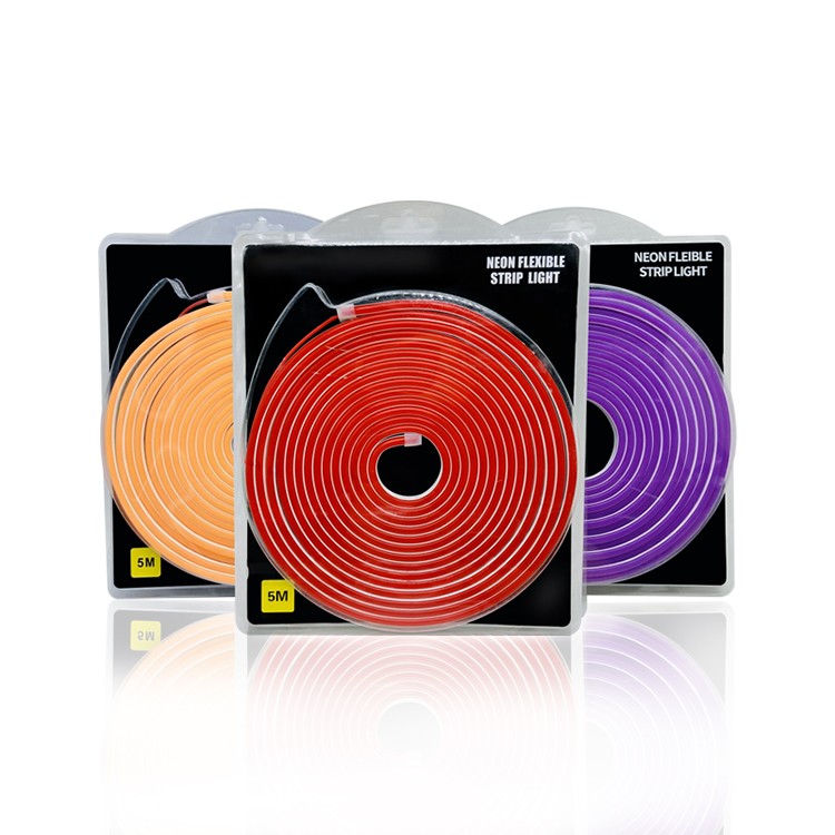 12V 6X12mm Silicone LED Neon Rope Light IP67 Flexible SMD 2835 LED Strip