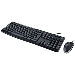 Mk200 Original 100% al por Mayor, Conjunto de Teclado y Ratón con Cable, Delgado, USB, Multimedia, Negro, Mk200, Conjunto de Teclado y Ratón USB - Product Image 3