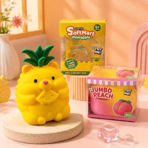 Juguete Antiestrés Gigante de Frutas y Queso, Suave y Blandito, de TPR, con Forma de Fruta, para Aliviar el Estrés y las Emociones - Product Image 1