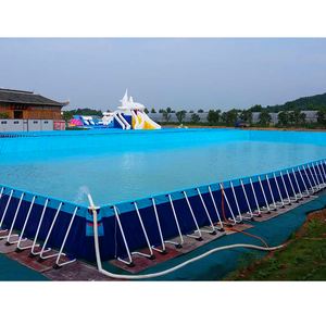 <span class=keywords><strong>Piscine</strong></span> extérieure solaire, cadre en métal et acier, bassin Portable, natation - Product Image 4