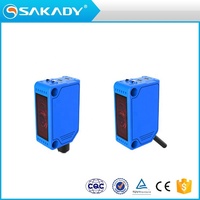 Capteur photoélectrique SAKADY série GL25 NPN PNP 12-24V CC 3 fils 200Hz IP65, type enfichable, réflexion miroir, garantie 1 an, livraison rapide