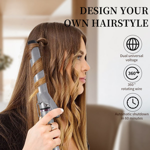 Dsp Dansong Hair Styler 3 In 1 Multifunctional Electric Curling Straightening <b>Brush</b> Fast <b>Heating</b> For Dry Hair - Product Image 5