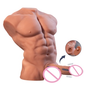 Masturbador Masculino Inteligente con IA de Alta Resistencia de 26 lb, Torso de Silicona Realista, Dildo Vibrador con Empuje Automático, Envío Discreto - Product Image 1