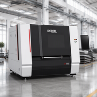 Machine de découpe laser à fibre DF1313, haute précision, découpeuse de tôles métalliques CNC, 20 mm, refroidie par eau, table coulissante