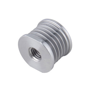 Poleas de transmisión de motor eléctrico de acero inoxidable de 3V, 5V, 8V, rodillos ranurados, poleas tensoras y correas Poly V - Product Image 5