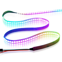 Adressable individuellement tira ws2812b 5m 5050 smd 60led/m 5V 144led/m Smart Programmable Address ws2812b Pixel RGB Led Strip