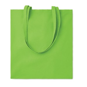 Borsa per la spesa in cotone Cottonel media con manico lungo 30-50 cm per generi alimentari - Product Image 1