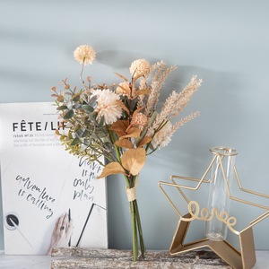 CallaFloral Ramo de Flores Artificiales Estilo Diente de León Hecho a Mano para Decoración de Bodas y Hogar, Tejido Plástico CF01221 - Product Image 1