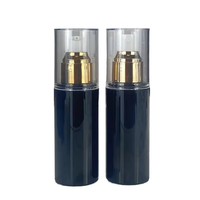 Emballage cosmétique, flacon pour soins de la peau, flacon transparent avec pompe pour crème, petit flacon en plastique PET avec pompe, capacité de 30 ml et 100 ml