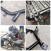 Assemblage de sous-châssis en acier sur mesure, soudure de précision, fabrication, équipement de cintrage et de découpe CNC pour tubes et cadres