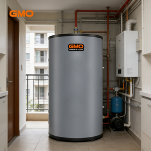 Réservoir de stockage d'eau chaude 500 litres, chauffe-eau à haute efficacité pour système de pompe à chaleur solaire - Product Image 3