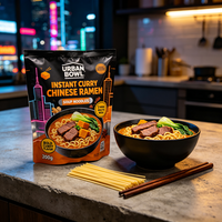 Factory Direct 200g Curry Taste Ramen Noodles Cheap Wholesale Instant Asian Food for Supermarket