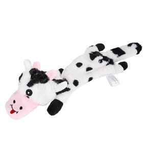 Venta al por mayor sin animales de relleno juguetes para perros Durable Squeaky perro masticar juguete mapache arrugado juguetes para mascotas - Product Image 3