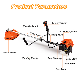 <span class=keywords><strong>Desbrozadora</strong></span> de Gasolina Portátil de 1.65KW y 52CC, 2 Tiempos, para Jardín, Compatible con OEM/ODM - Product Image 2