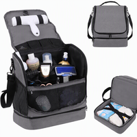 Sac de transport pour accessoires de voyage/toilette pour animaux - Polyester résistant à l'eau avec fermeture éclair, compatible Oneisall/Neabot Dog
