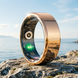 Anillo Inteligente de Acero Inoxidable para Hombre 2026, Monitor de Salud y Ejercicio, Reloj Despertador, Frecuencia Cardíaca, SpO2, Monitor de Sueño, 5ATM IP68 - Product Image 6
