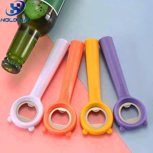 Tùy chỉnh màu sắc của nhãn hiệu xách tay gấu Thiết kế kim loại bia chai Opener với nonslip nhựa xử lý cho dễ dàng mở - Product Image 3