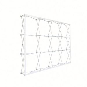 Stand de Exhibición Pop-up de Aluminio de 10 pies x 10 pies, Fondo Recto para Agencia de Viajes, Educación, Seguros - Duradero - Product Image 4