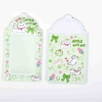 Étui de rangement pour cartes Kpop personnalisé, nouveau, transparent, souple, porte-cartes photo personnalisé, porte-cartes en PVC, porte-clés