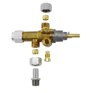 W29 Gas Safety Valve 1/2 In Threaded Metal Sealing High Temperature For <b>Stove</b> With Flame Failure Protection - Product Image 4