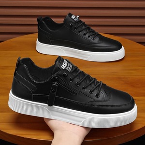 Chaussures de sport respirantes pour hommes, nouveau style 2026, tendance et décontractées, en PU à lacets, multi-complémentaires - Product Image 2