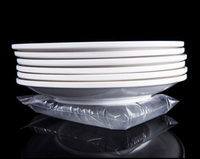 Sacs refermables de qualité alimentaire biodégradables transparents en plastique avec fermeture éclair