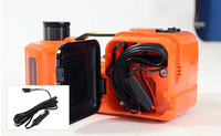 Kit de cric électrique 3-en-1 pour voiture, cric hydraulique 12V 5T avec pompe de gonflage de pneus, clé à chocs, ensemble d'outils d'urgence