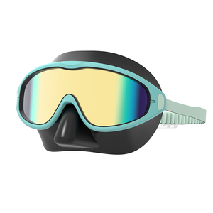 Máscara de Buceo para Niños, Portátil, Antivaho, Anti-UV, con Visión de Campo Amplio, <span class=keywords><strong>Gafas</strong></span> de Natación para Aguas Abiertas con <span class=keywords><strong>Cubierta</strong></span> Nasal de Silicona - Product Image 4