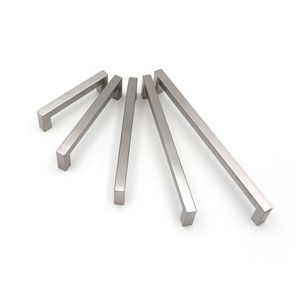ドアプルハンドル家具キッチンハンドルスクエアステンレス中空起毛ドローキャビネットドア - Product Image 1