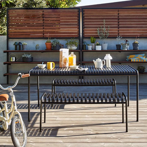 Internet Celebrity Outdoor Patio Tischs tühle in Schwarz für Garten terrasse auf dem Dach Milk Tea Shop Balkon Freizeit Barhocker - Product Image 5