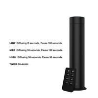 Diffuseur d'arômes domestique 150 ml en aluminium sans fil rechargeable sans eau avec veilleuse 5 couleurs et télécommande via application 4000 mAh pour parfumer l'ambiance