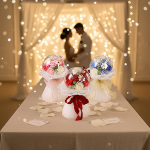 <span class=keywords><strong>Bouquet</strong></span> de roses en ballons Bobo transparents en acrylique pour décoration de mariage, coffret cadeau floral, nouveauté 2026, vente chaude - Product Image 2