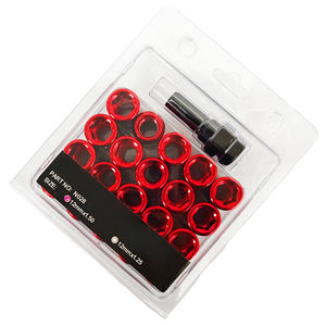 Juego de Tuercas de Seguridad <span class=keywords><strong>Antirrobo</strong></span> Profesionales Rojas, 20+1 Piezas, M12x1.5, Sistema de <span class=keywords><strong>Llave</strong></span> de Vaso Hexagonal, Protege las Llantas - Product Image 5