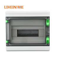 Vente d'usine Din Rail Type Boîte de distribution en plastique IP65 Protection UV Boîte de jonction électrique