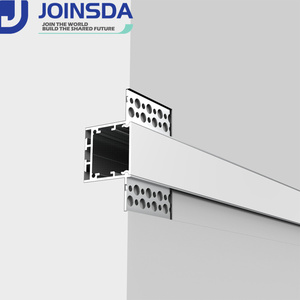 <span class=keywords><strong>Perfiles</strong></span> de Aluminio LED de Alta Calidad para Iluminación Empotrada en Paneles de Yeso, Canales LED para Pisos, Accesorios - Product Image 5