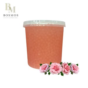 โบสโมส โรส ป๊อปปิ้ง โบบา 3.3 กก. แบบขวด - ได้รับการรับรองฮาลาล/HACCP ชาไข่มุกไต้หวัน บับเบิ้ลที บุร์สติ้ง โบบา - Product Image 1