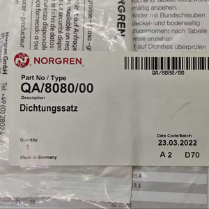ชุดซีล NORGREN รุ่น QA/8080/00 ผลิตในเยอรมนี - Product Image 1